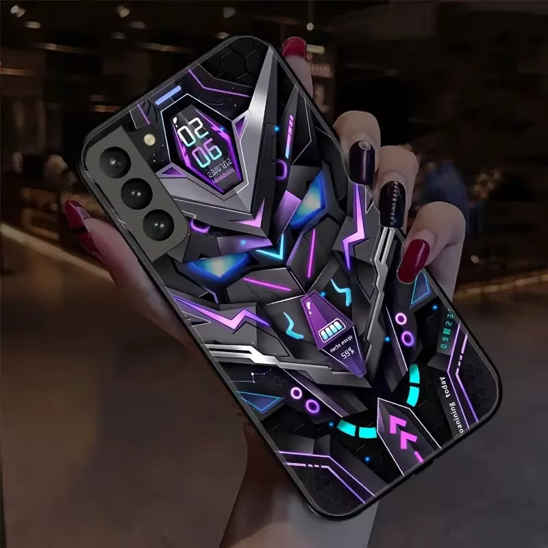 Illuminate Your Style with the Shiny LED Flash Case for Galaxy Z Fold 6 - Perfectly Designed for Samsung M Series and A Series Phones!