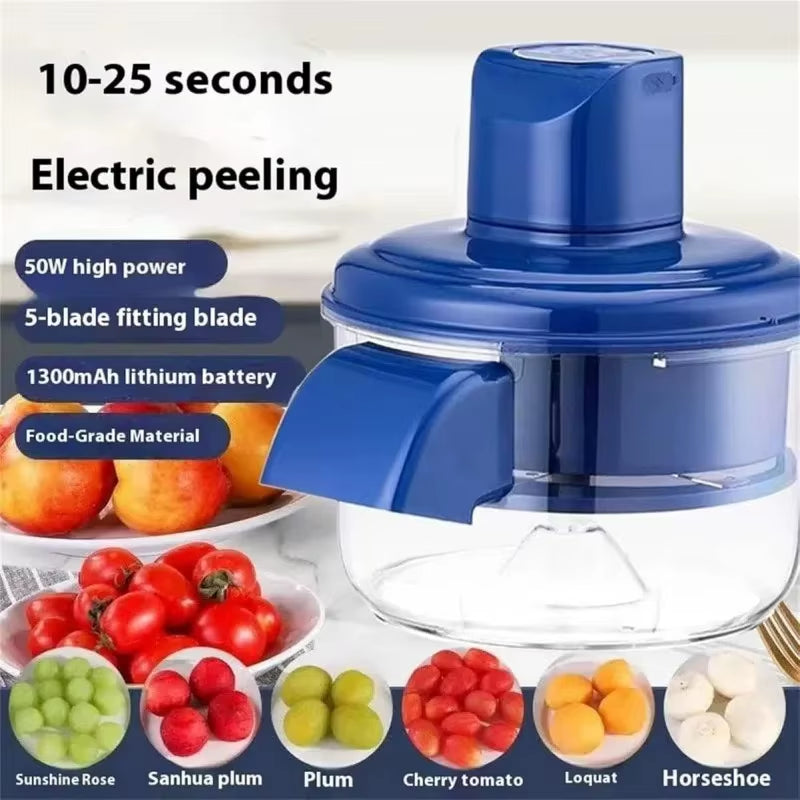 Revolutionary Automatic Electric Peeler for Effortless Grape and Fruit Skin Removal – Your Ultimate Kitchen Companion!