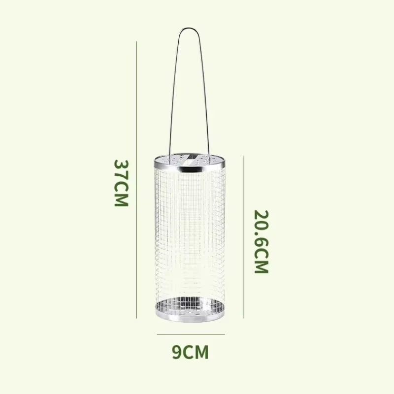 Elevate Your Outdoor Cooking with Our Portable Stainless Steel BBQ Grill Basket - Perfect for Camping and Picnics!