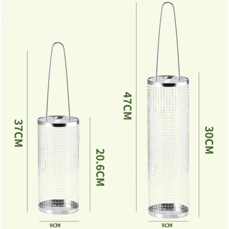 Elevate Your Outdoor Cooking with Our Portable Stainless Steel BBQ Grill Basket - Perfect for Camping and Picnics!