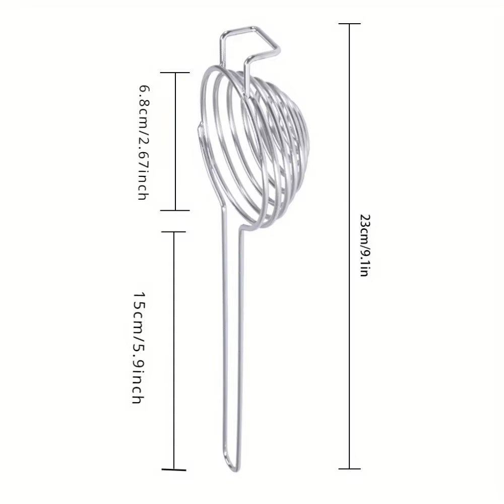 Effortlessly Separate Egg Whites with Our 1PC Spiral 304 Stainless Steel Egg Yolk Remover – Perfect Kitchen Tool for Every Home Chef!