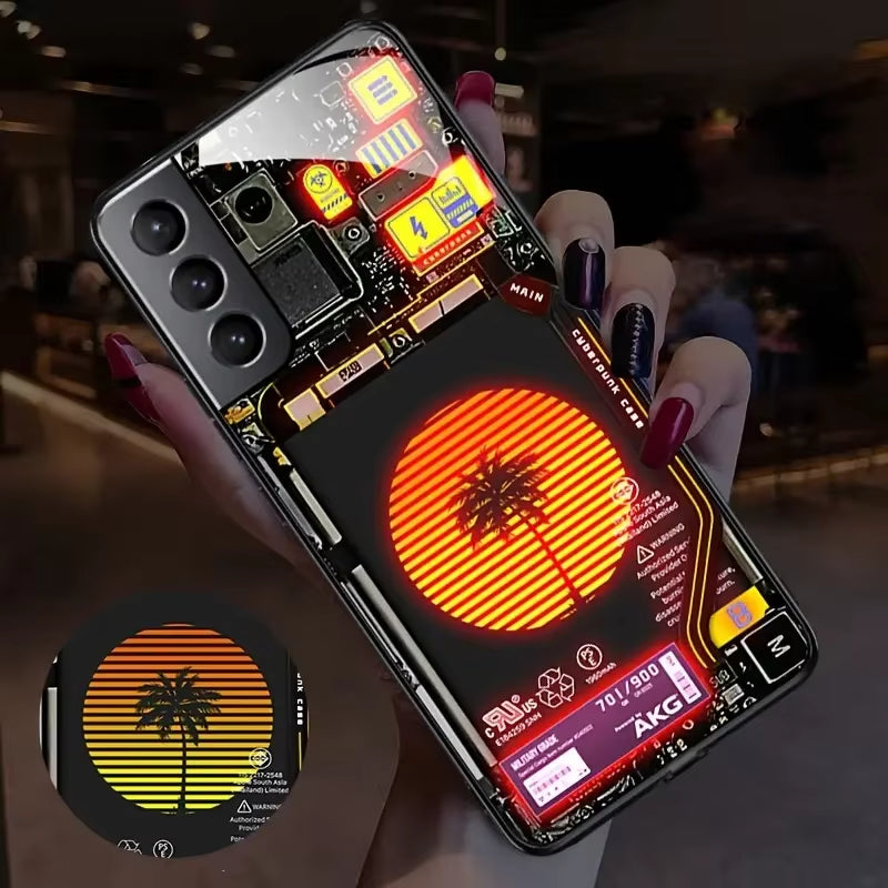 Illuminate Your Style with the Shiny LED Flash Case for Galaxy Z Fold 6 - Perfectly Designed for Samsung M Series and A Series Phones!