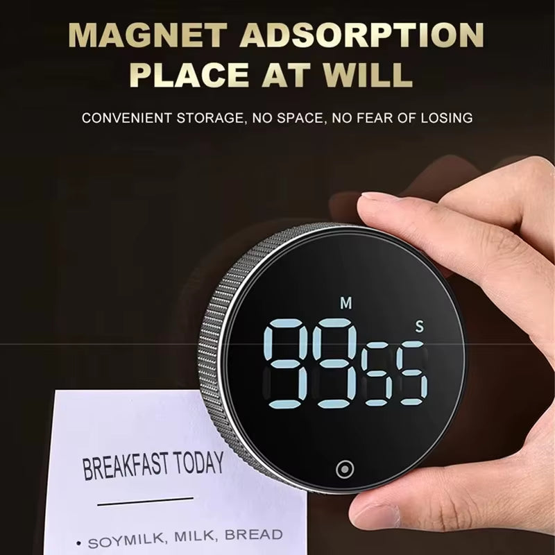 Revolutionize Your Cooking with the DINRGO Magnetic Kitchen Timer - Precision Countdown and Stopwatch for Effortless Timing