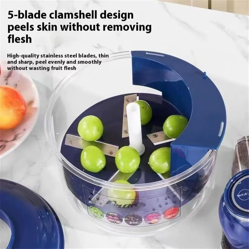 Revolutionary Automatic Electric Peeler for Effortless Grape and Fruit Skin Removal – Your Ultimate Kitchen Companion!