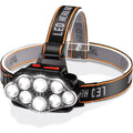 Ultra-Bright LED USB Rechargeable Headlamp - Perfect for Camping, Hiking, and Outdoor Adventures with IPX4 Waterproofing