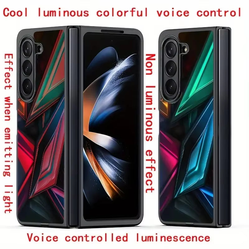 Illuminate Your Style with the Shiny LED Flash Case for Galaxy Z Fold 6 - Perfectly Designed for Samsung M Series and A Series Phones!