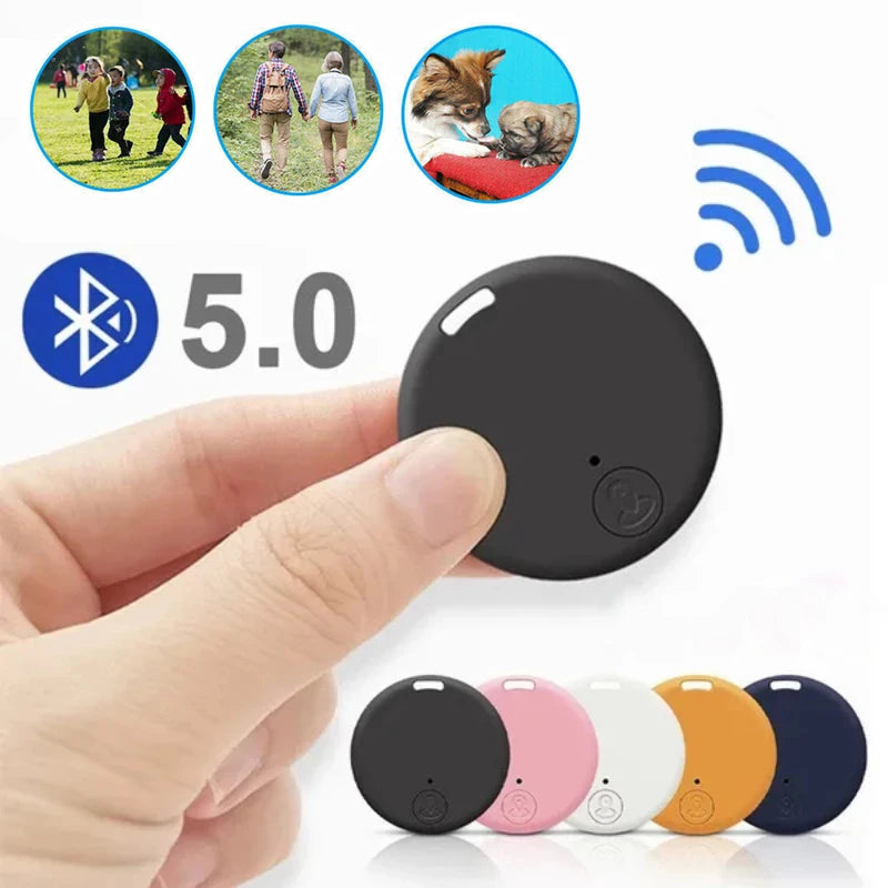 Mini GPS Tracker with Bluetooth 5.0 - The Ultimate Anti-Lost Device for Pets, Kids, Bags, and Wallets - Smart Finder Locator for iOS/Android