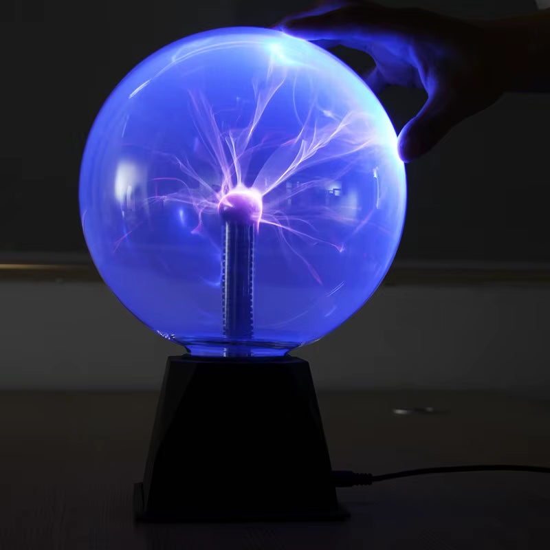 Enchanting Touch-Sensitive Magic Plasma Ball Lamp - LED Night Light for Kids and Home Decor in Multiple Sizes
