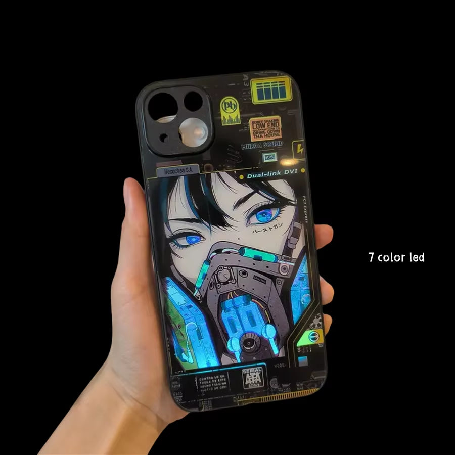 Illuminate Your Style with the Shiny LED Flash Case for Galaxy Z Fold 6 - Perfectly Designed for Samsung M Series and A Series Phones!