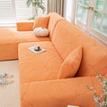 Transform Your Living Space with Our Adjustable Elastic Sofa Cover - Large Leaves Design for 1 to 5 Seater Modular Sofas