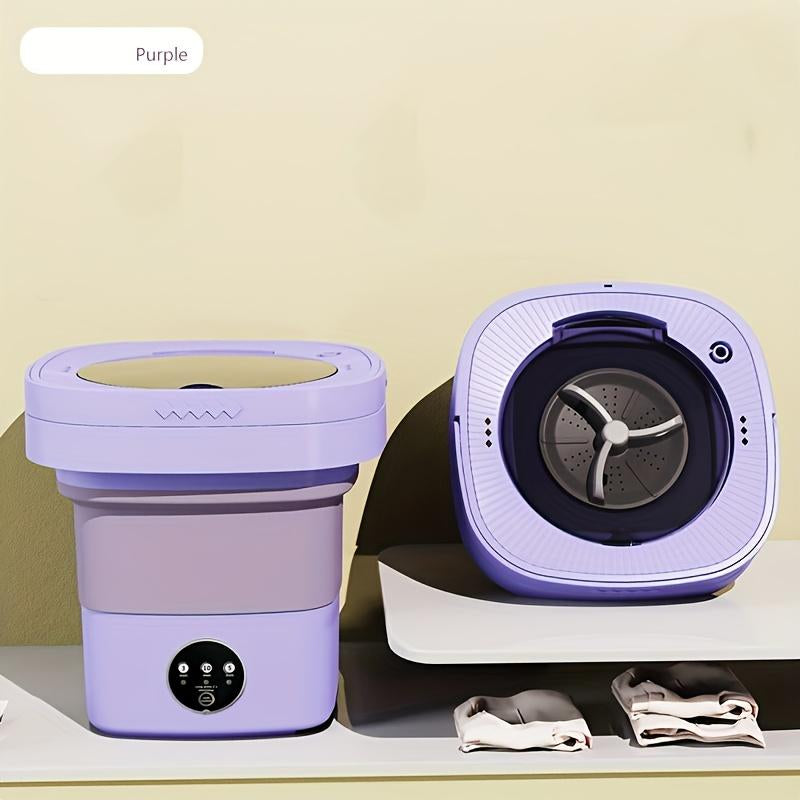 Revolutionize Your Laundry Experience with the 8L High-Capacity Foldable Washing Machine – The Ultimate Portable Solution for Students, Travelers, and Small Spaces!